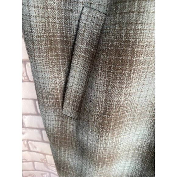 Gap Blue And Black Wool Blend Cap Sleeve Fully Lined Sheath Jumper With Pockets - Picture 3 of 10